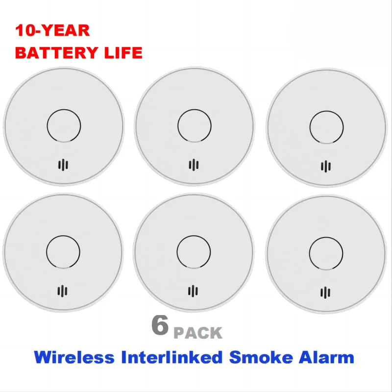 Wireless Interlinked Smoke Ala - Smoke Detector Interconnected reseña y precio