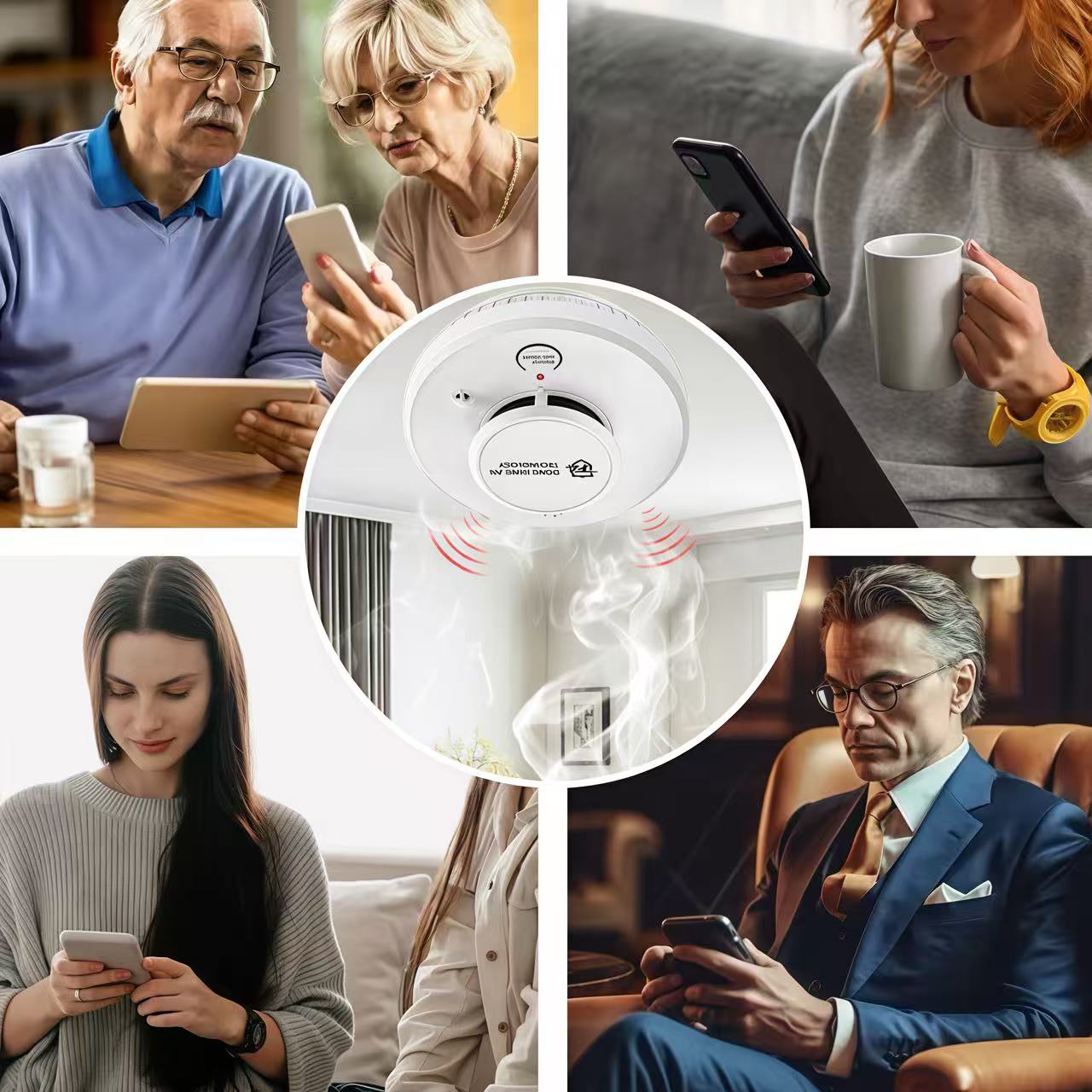 DFA Wifi Smoke Detector 2 in1  - Smoke Detector Interconnected reseña y precio