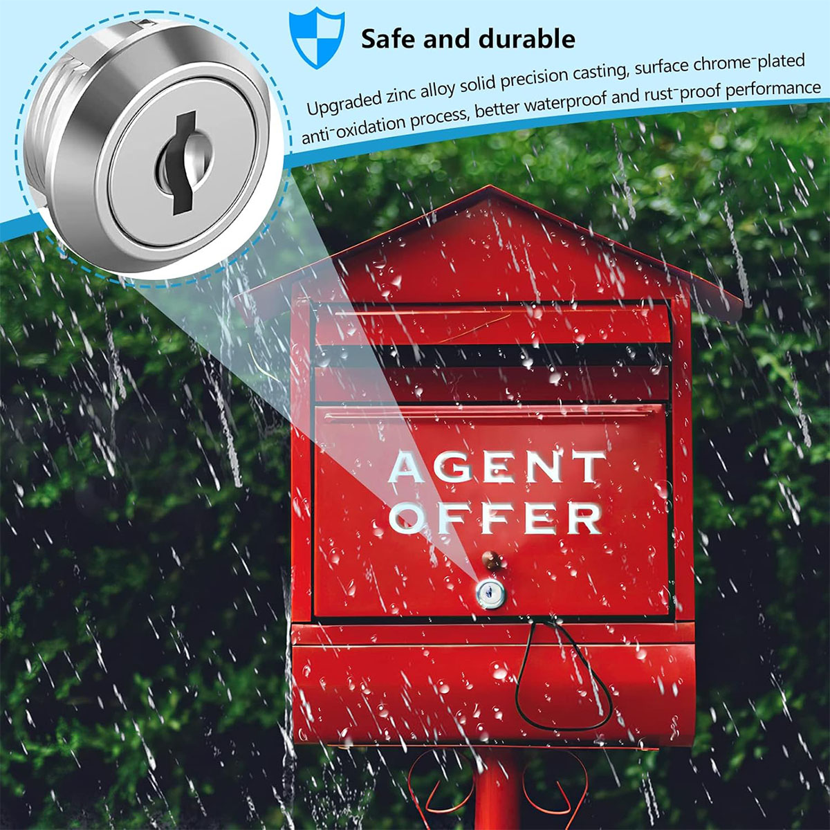 Single Unlock Set,1 Pack Keyed - Medicine Cabinet Lock reseña y precio