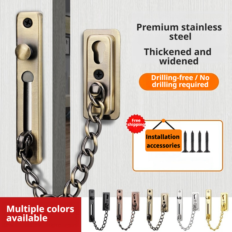 Door Chain Lock Stainless Stee - Security Chain Door reseña y precio