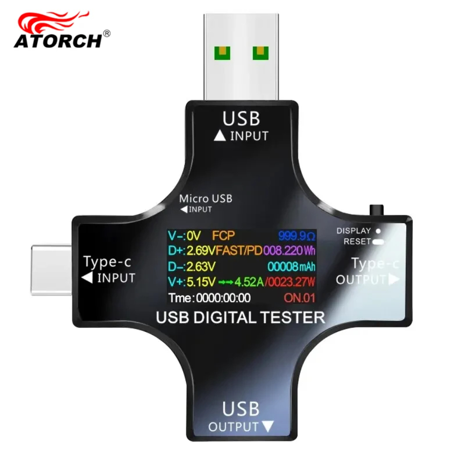 USB Tester DC Type-C PD Digita - Co Detector Plug reseña y precio
