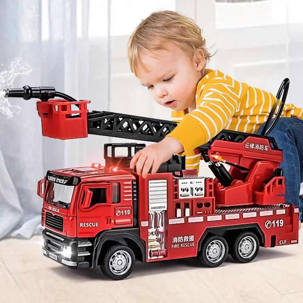1/32 Fire Engine Car Toy Model - Fire Escape Ladder reseña y precio