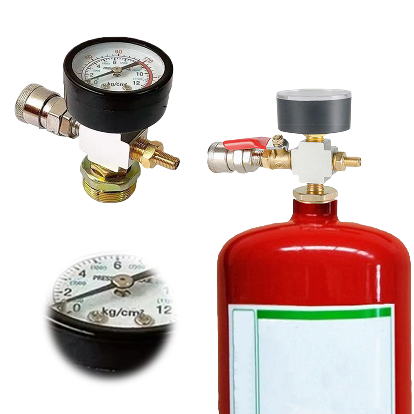 Small Air Tank Pressures Adapt - Fire Extinguisher Small reseña y precio