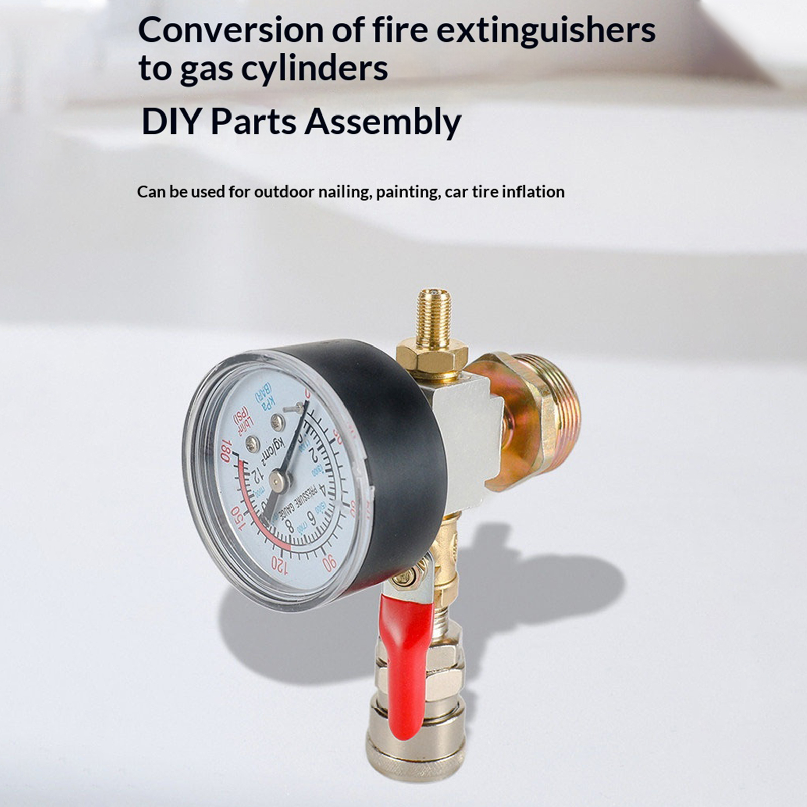 Small Air Tank Pressures Adapt - Fire Extinguisher Small reseña y precio
