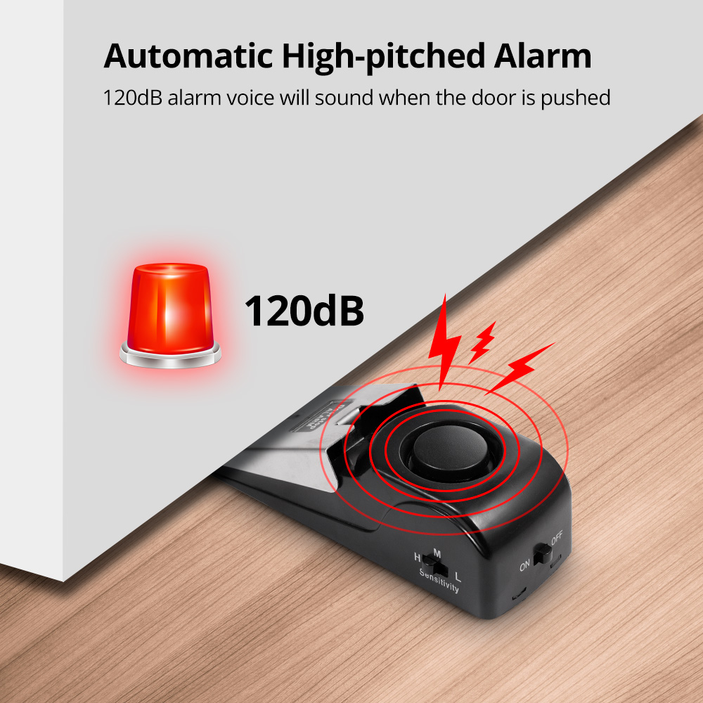2pcs Door Stop Alarm for Home  - Door Stop Alarm reseña y precio