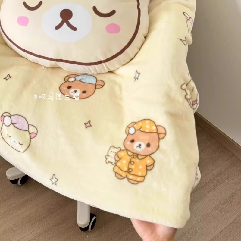 Cartoon Rilakkuma Flannel Thro - Fire Blanket Kitchen reseña y precio