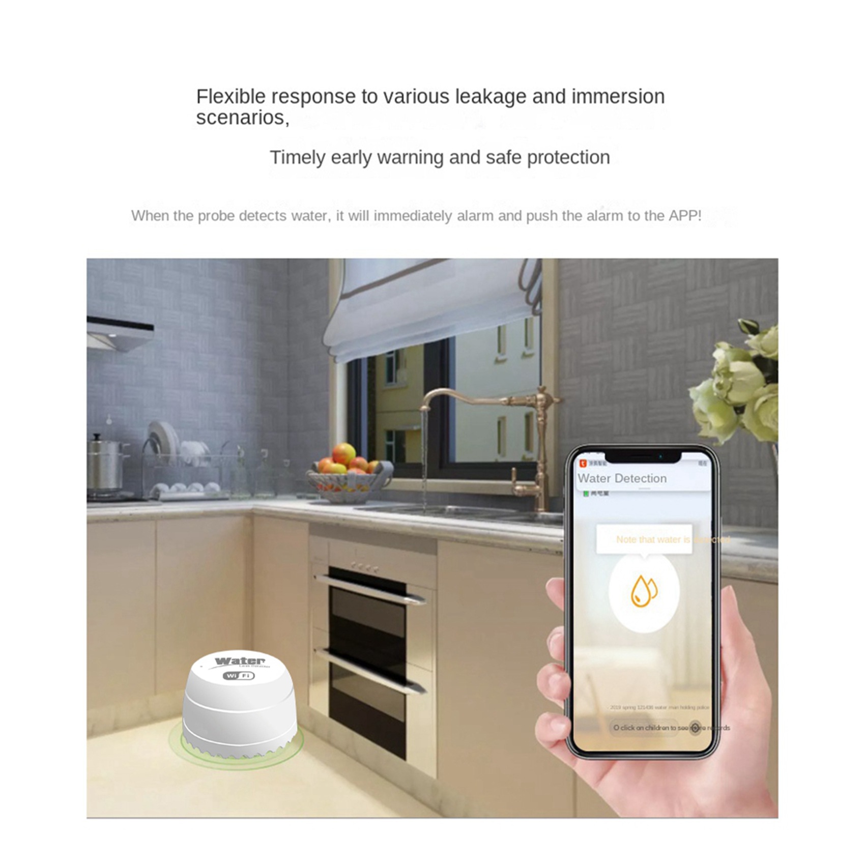 ABKW-3X Wifi Crow Smart Water  - Water Alarm Sensor reseña y precio