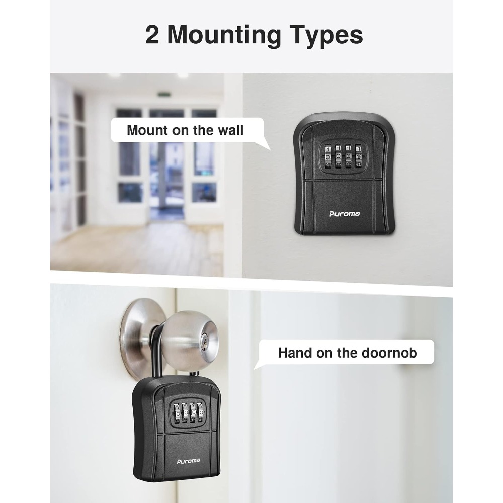 Key Lock Box, Portable Combina - Lockbox Key Secure reseña y precio