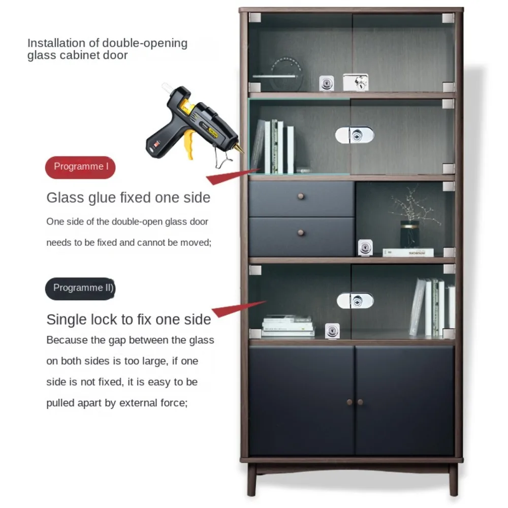 Metal Single Double Swinging G - Medicine Cabinet Lock reseña y precio