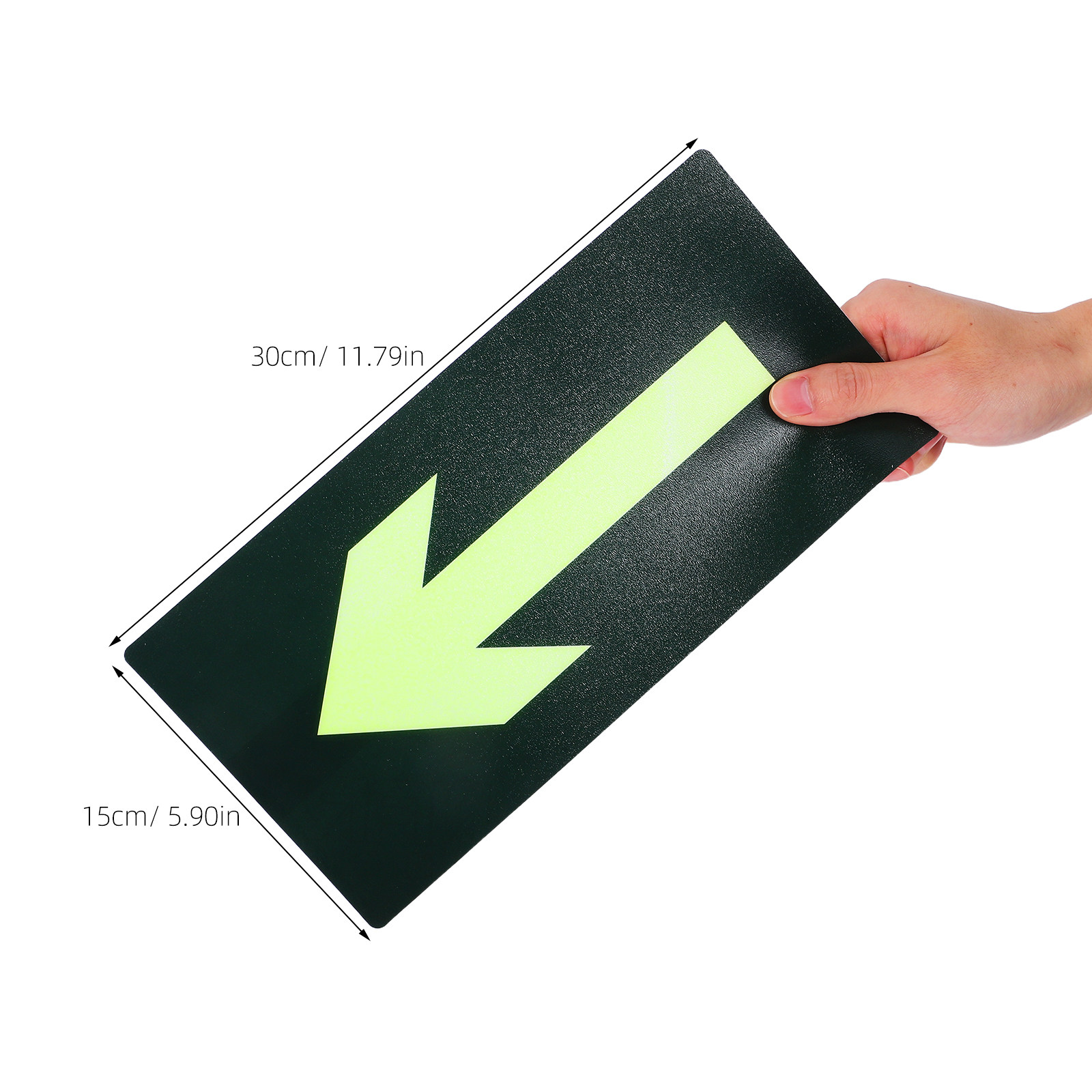 8Pcs Fire Evacuation Arrow Sti - Emergency Exit Sign reseña y precio