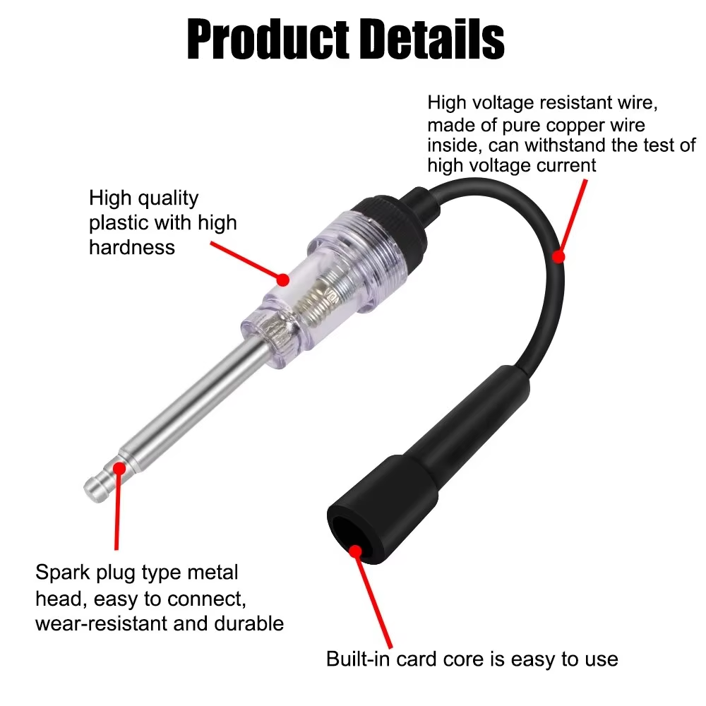 Car Spark Plug Tester Pen Igni - Co Detector Plug reseña y precio