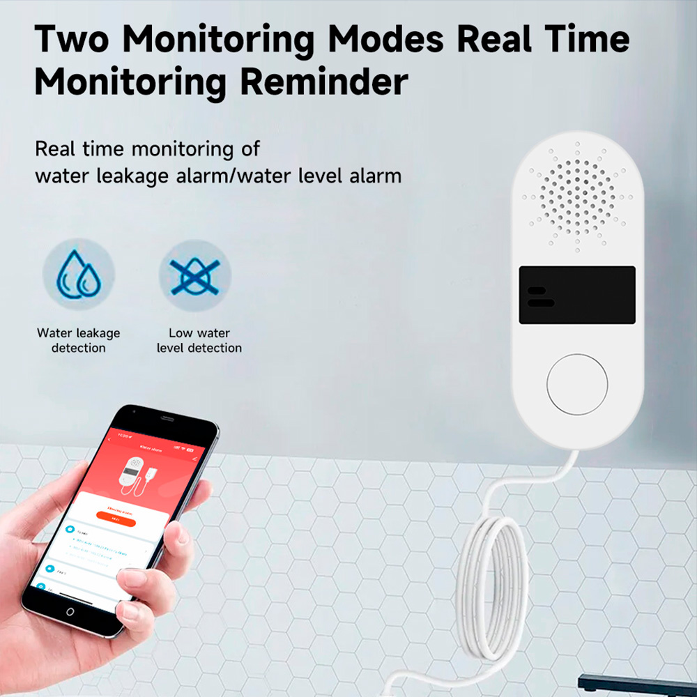 Tuya Wifi Water Leak Detector  - Water Alarm Sensor reseña y precio