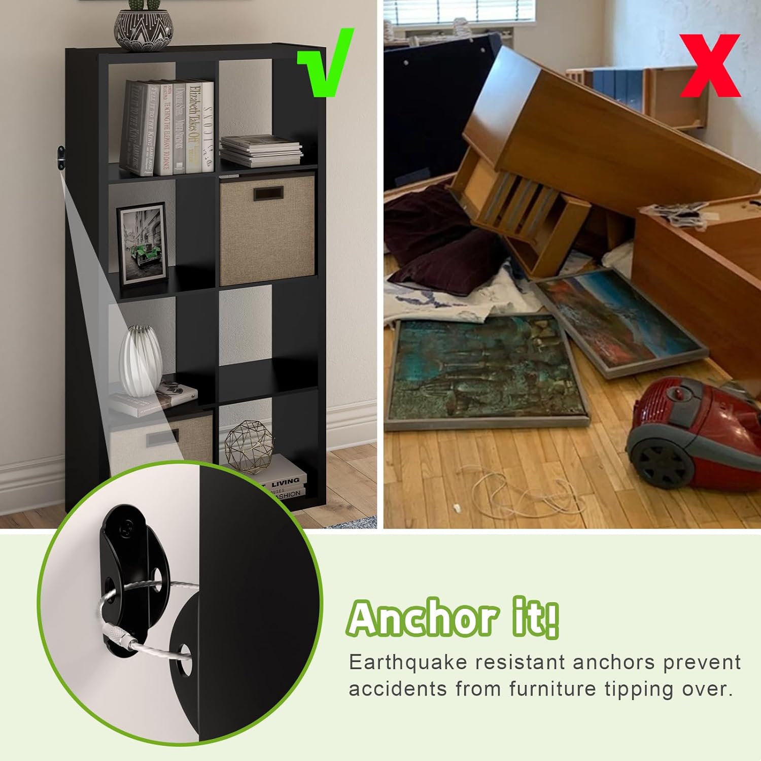 Furniture Anchors Furniture St - Earthquake Anchor Strap reseña y precio
