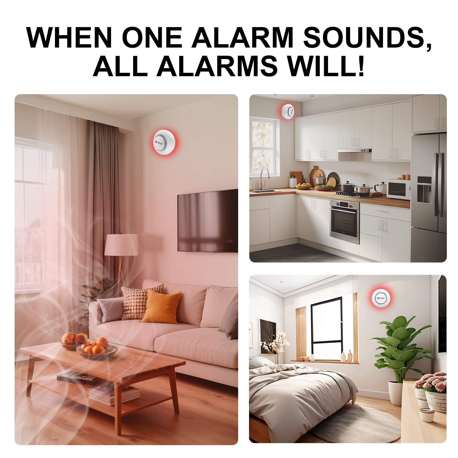 DFA Smoke Detector Fire Wirele - Smoke Detector Interconnected reseña y precio