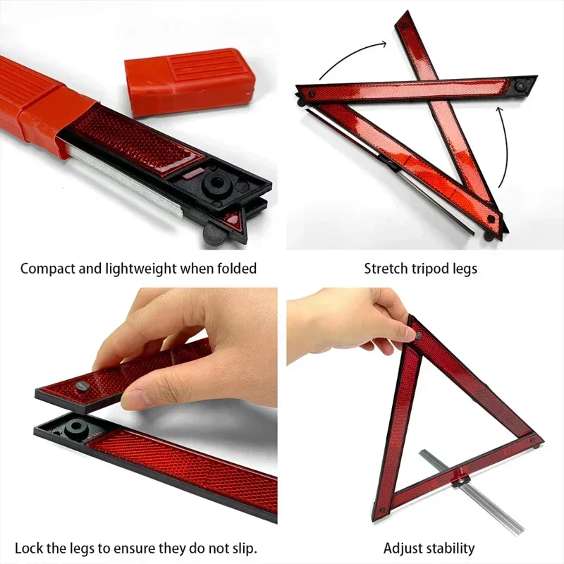 Car Triangle Reflective Tripod - Emergency Exit Sign reseña y precio