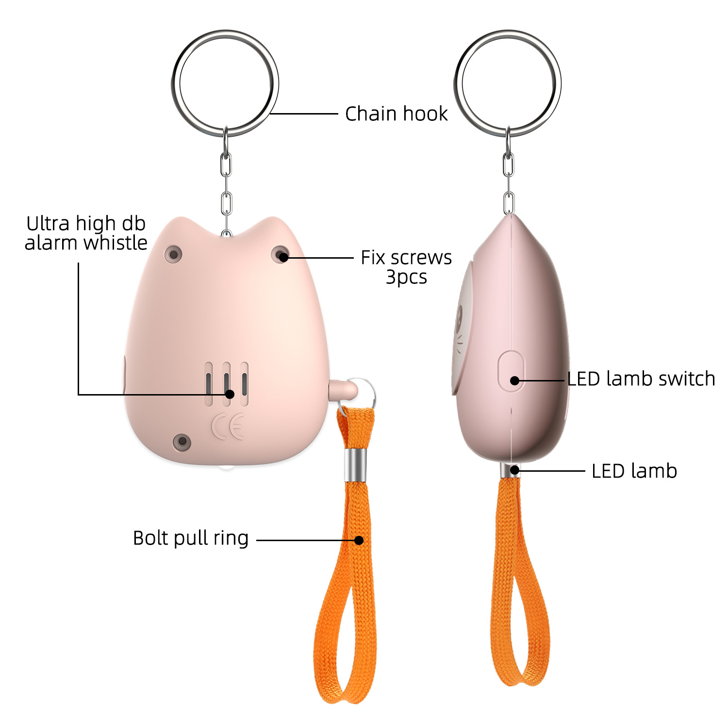 2025 New Personal Alarm Self-d - Personal Alarm Keychain reseña y precio