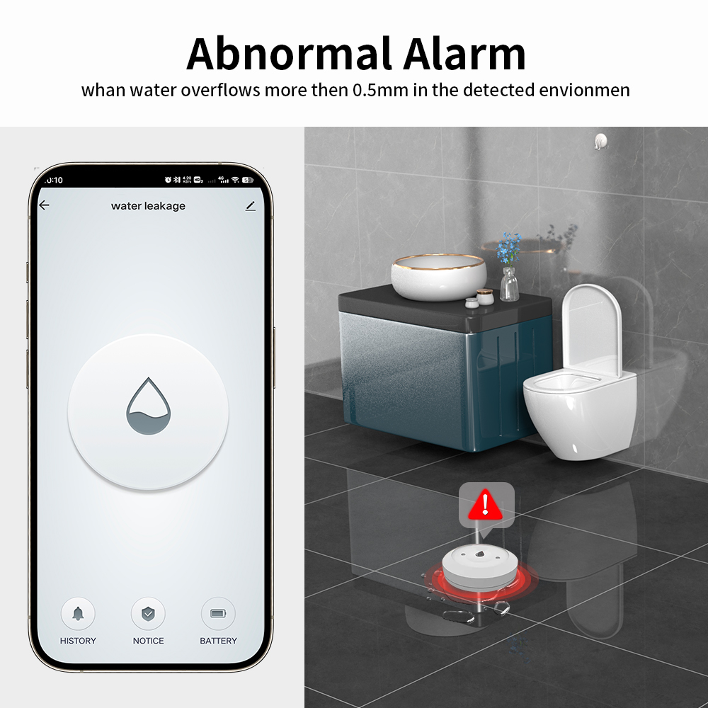 TNCE ZigBee3.0 Tuya Smart Wate - Water Alarm Sensor reseña y precio