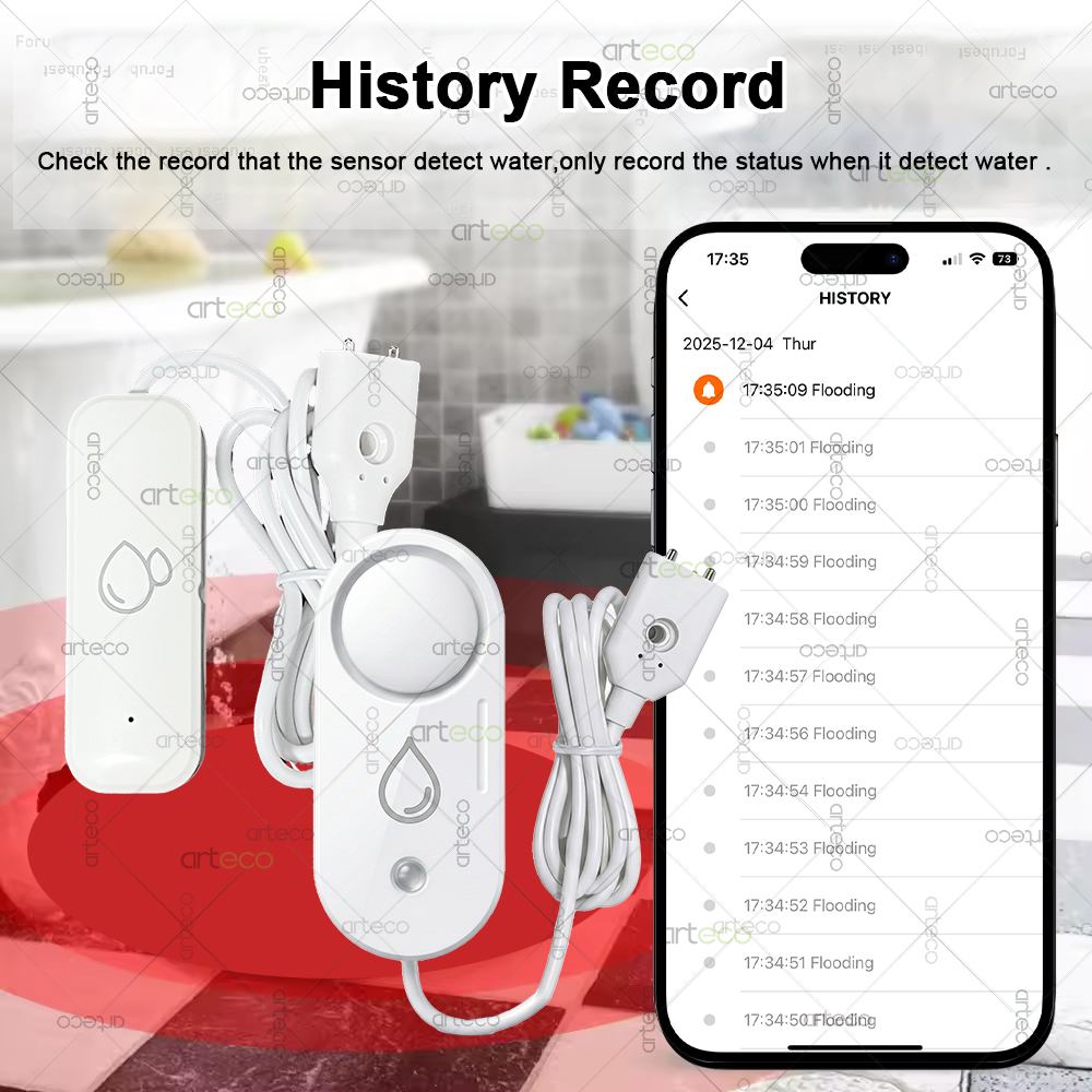 Zigbee Water Leakage Sensor Fl - Water Alarm Sensor reseña y precio