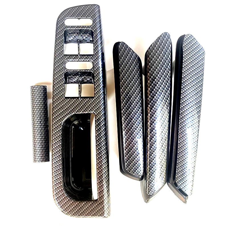 Carbon fiber pattern door hand - Window Lock Bar reseña y precio