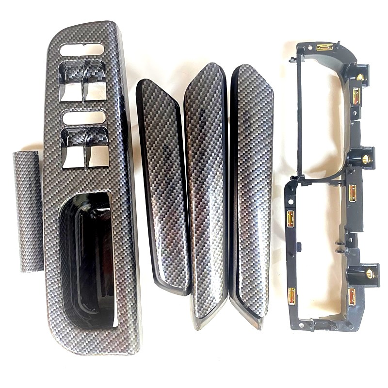 Carbon fiber pattern door hand - Window Lock Bar reseña y precio
