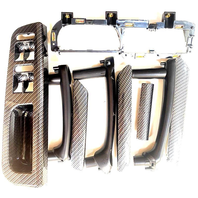 Carbon fiber pattern door hand - Window Lock Bar reseña y precio
