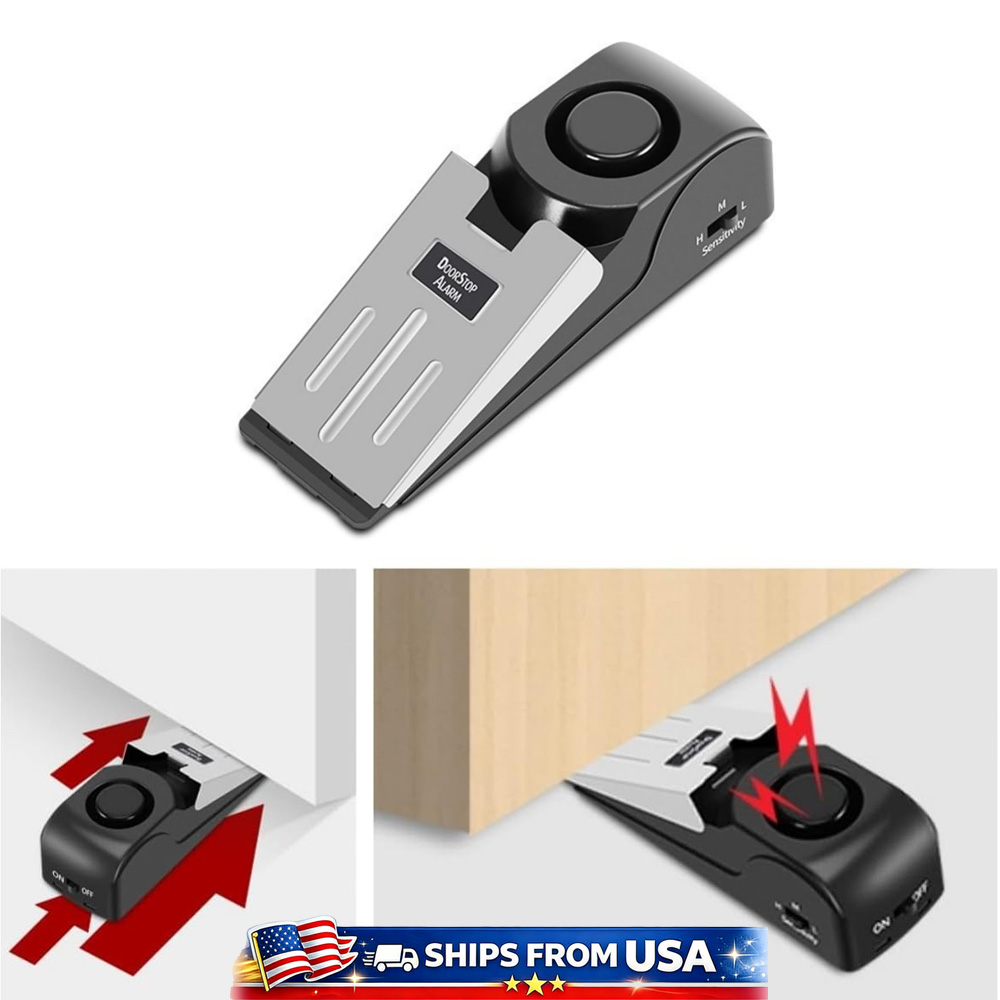 Door Stop Alarm with 120dB Sec - Door Stop Alarm reseña y precio