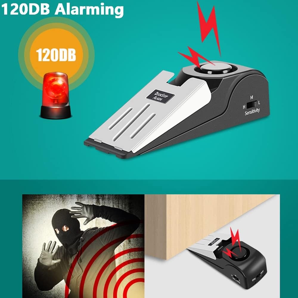 Door Stop Alarm with 120dB Sec - Door Stop Alarm reseña y precio