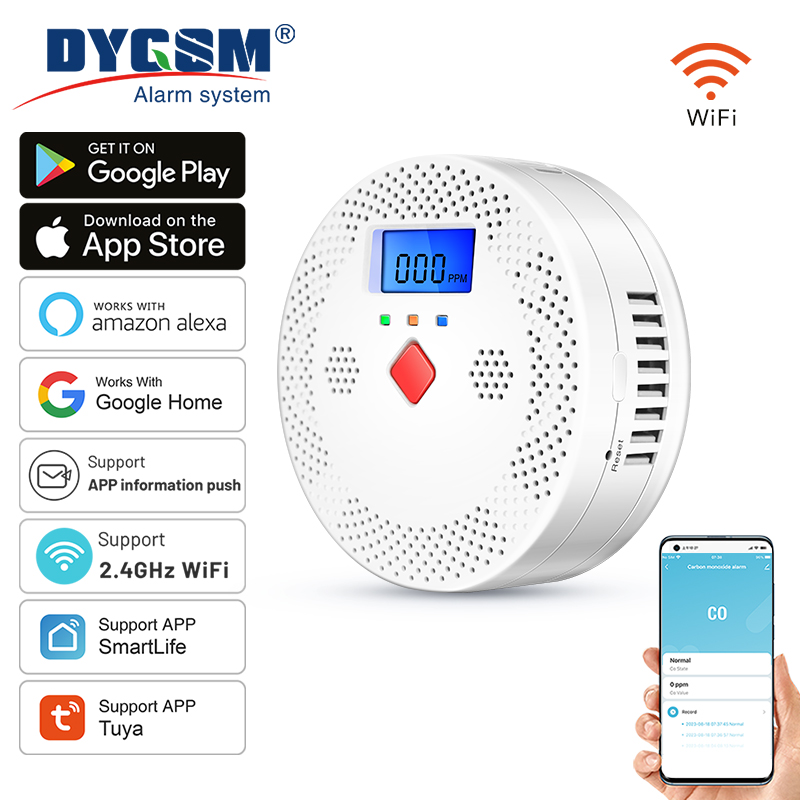 Tuya WiFi Smart Carbon Monoxid - Co Detector Plug reseña y precio
