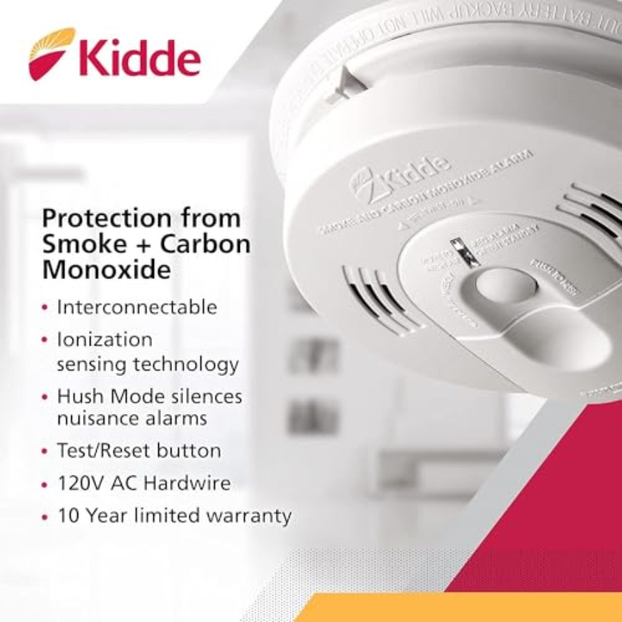 Hardwired interconnect smoke C - Smoke Detector Interconnected reseña y precio