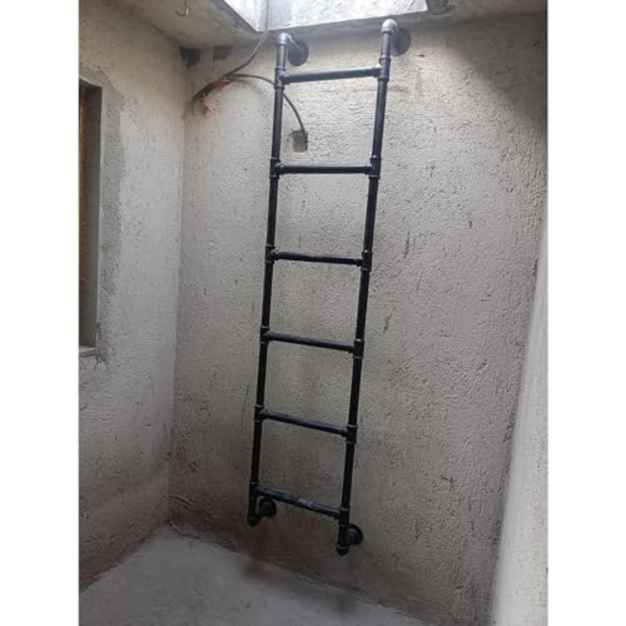 Wall Mounted Metal Step Ladder - Fire Escape Ladder reseña y precio