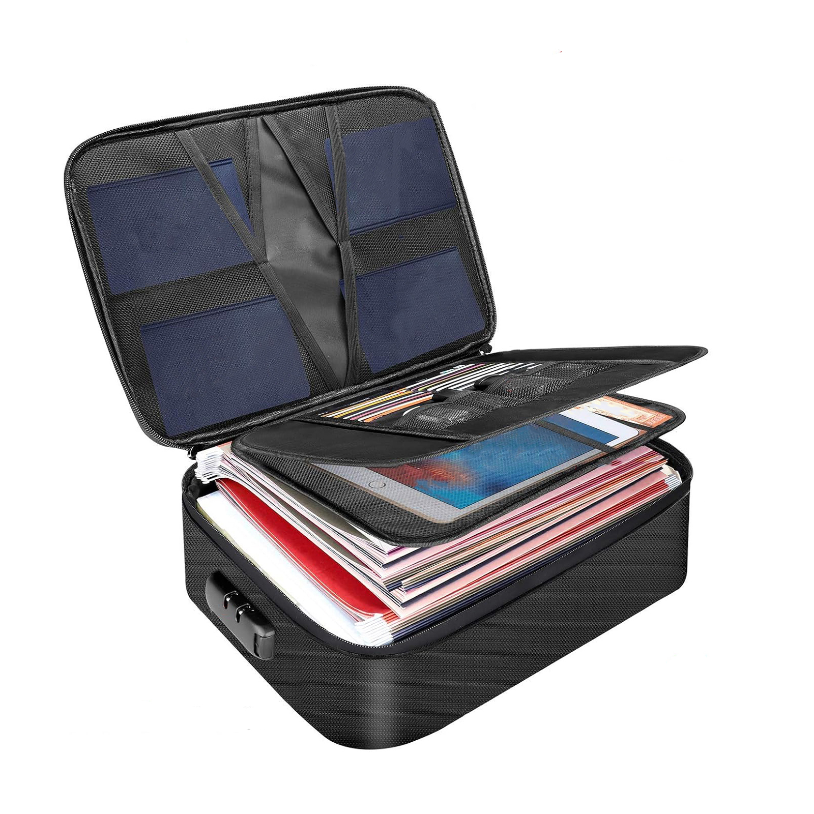 Fireproof Document Bag with Lo - Fire Safe Document reseña y precio