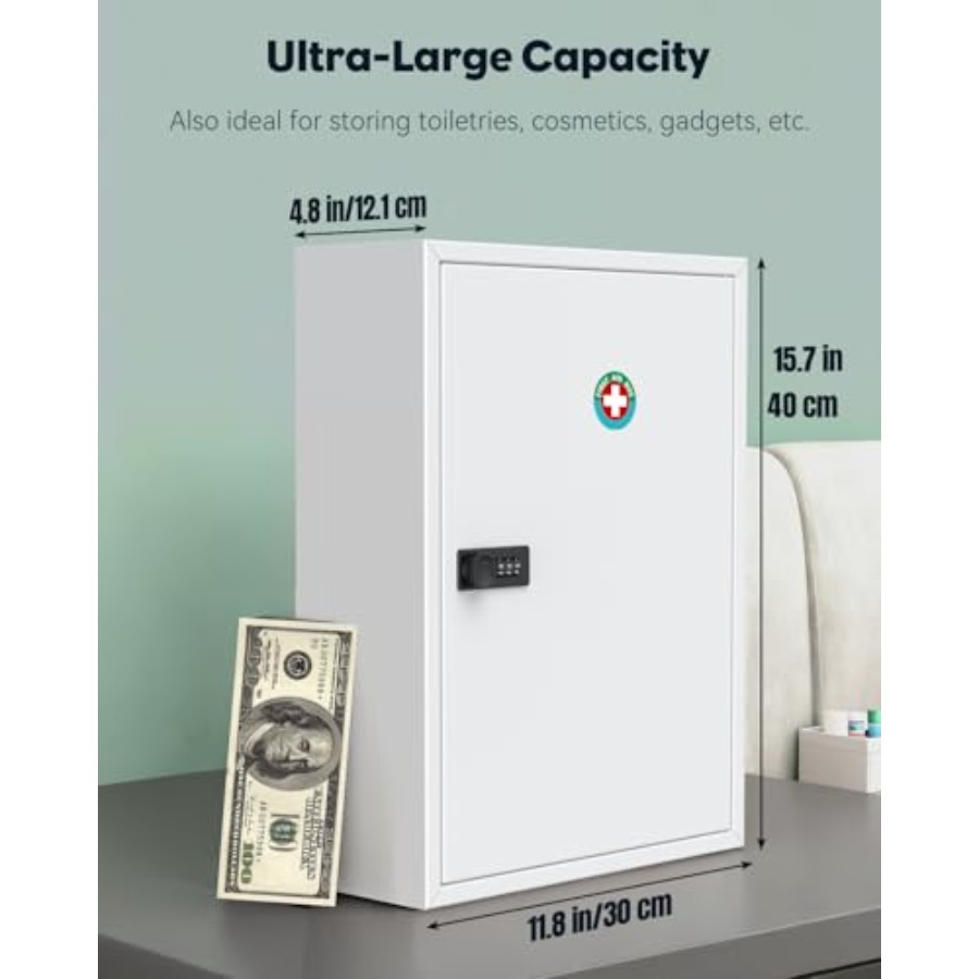 Wall Mount Medicine Cabinet wi - Medicine Cabinet Lock reseña y precio