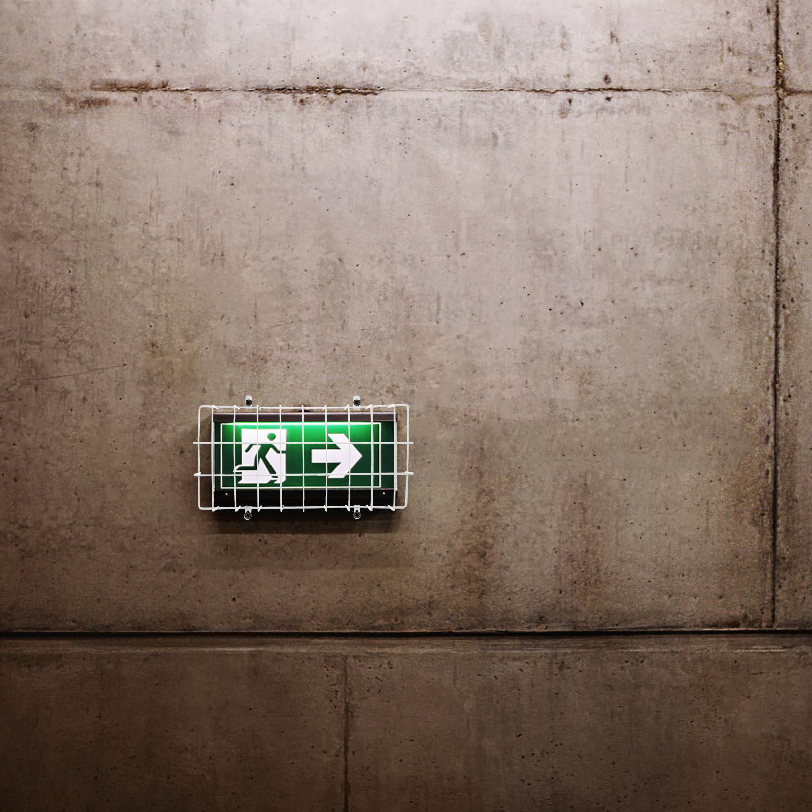 Exit Sign Wire Guard Stainless - Emergency Exit Sign reseña y precio