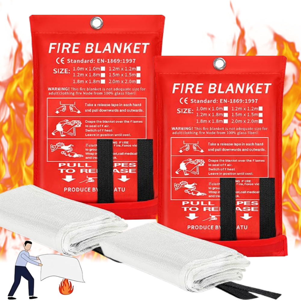 Fire Blanket 1/1.2/2M Easy & Q - Fire Blanket Kitchen reseña y precio