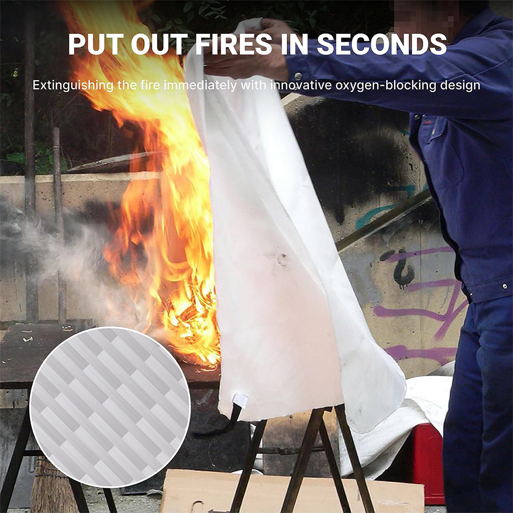 Fire Blanket 1/1.2/2M Easy & Q - Fire Blanket Kitchen reseña y precio