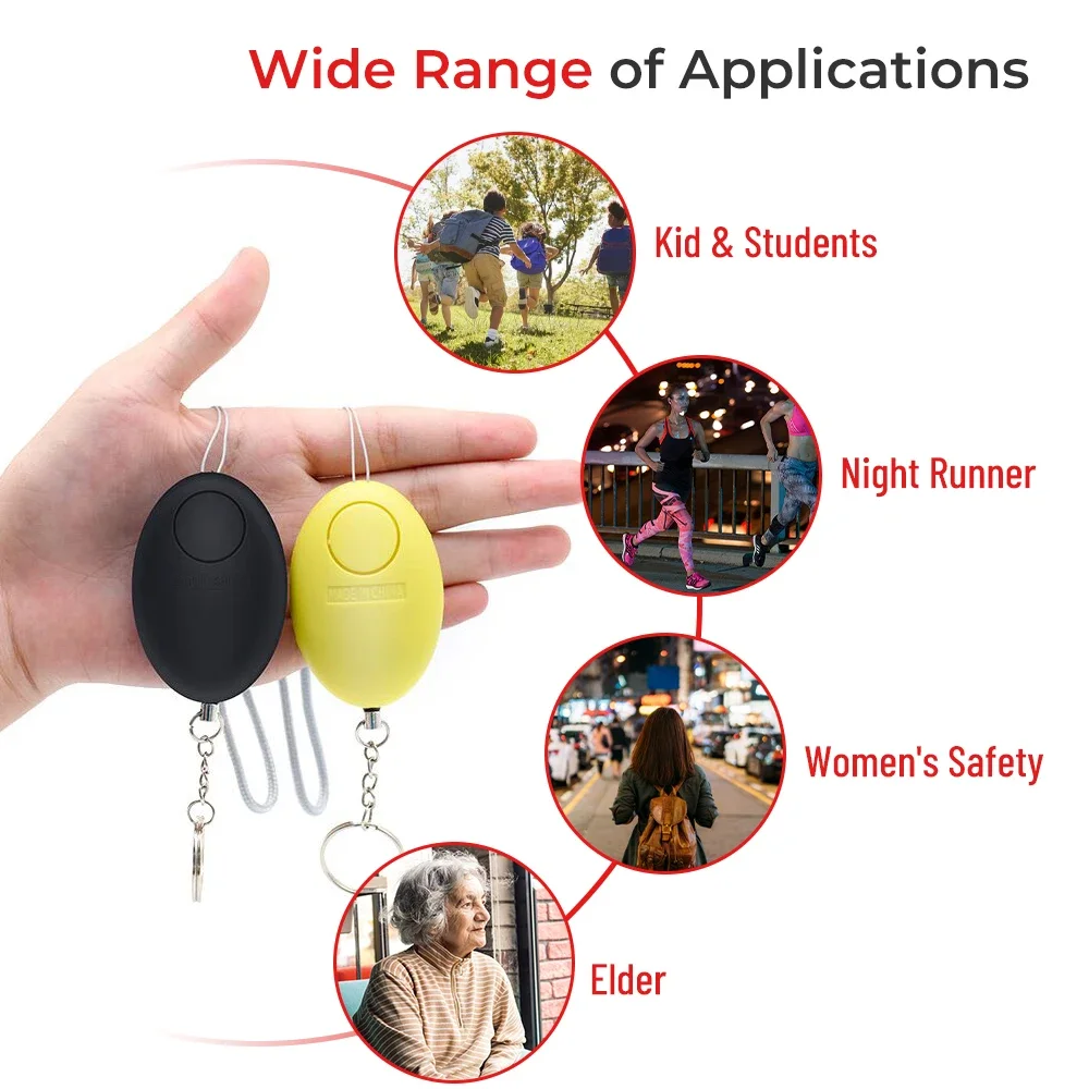 120dB Personal Safety Alarm Ke - Personal Alarm Keychain reseña y precio