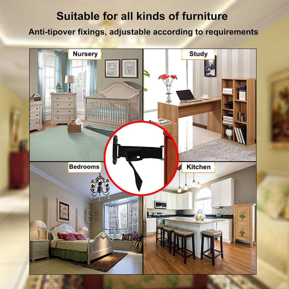 Earthquake Proof Furniture Anc - Earthquake Anchor Strap reseña y precio