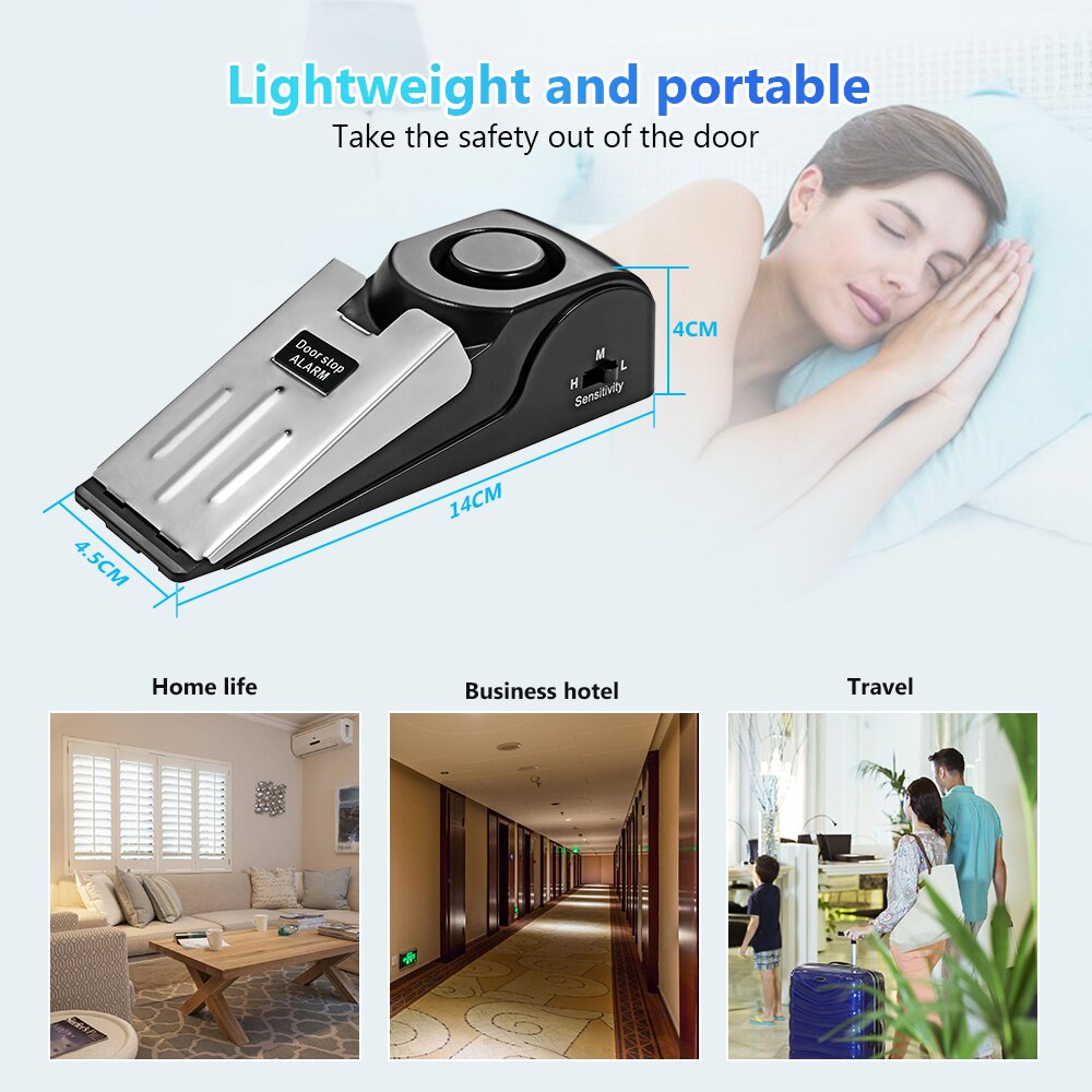 Wireless Door Stop Alarm Syste - Door Stop Alarm reseña y precio
