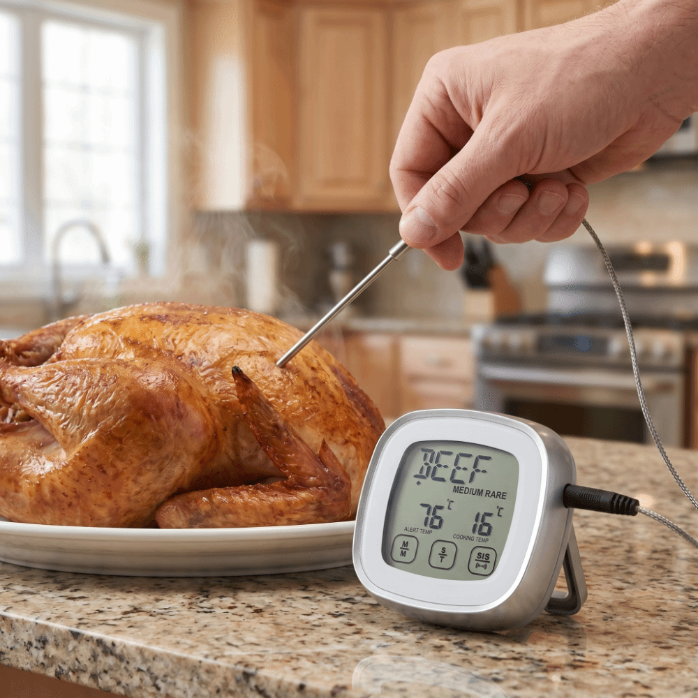 Touch Screen Digital Meat Ther - Pool Alarm Float reseña y precio