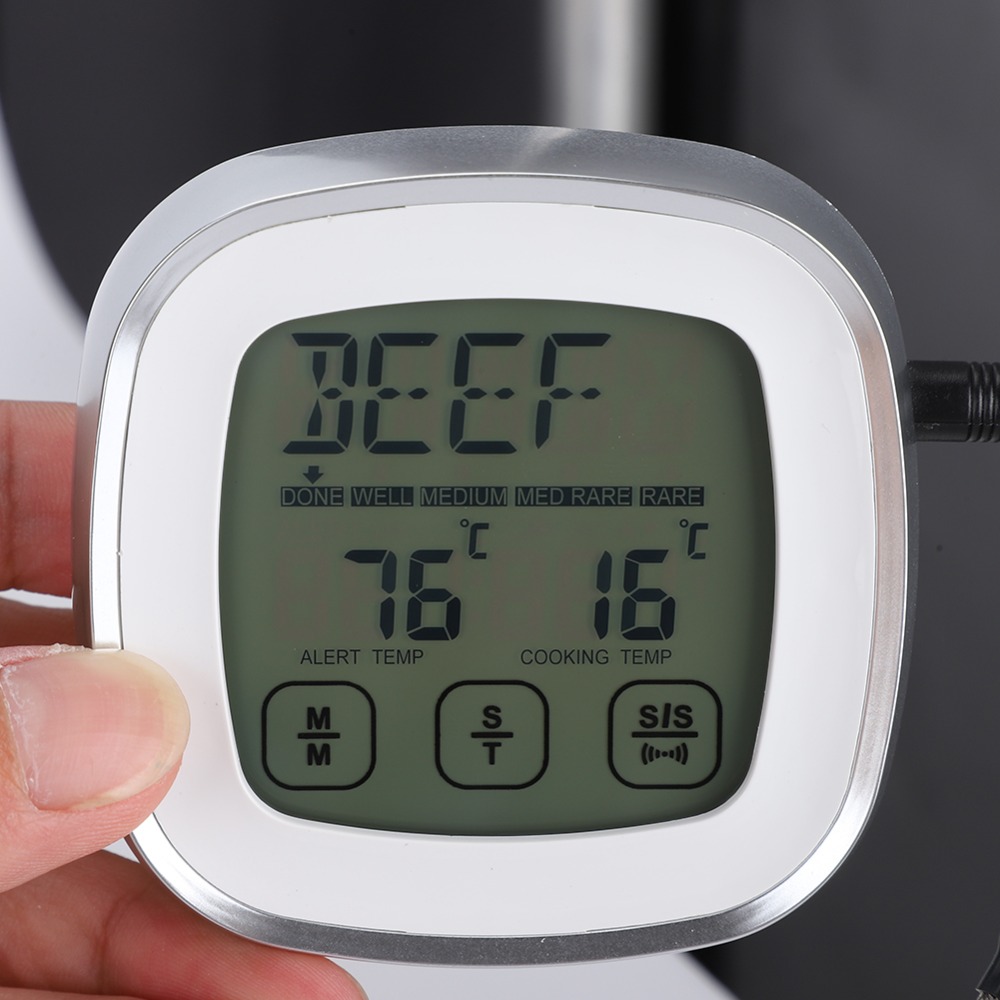 Touch Screen Digital Meat Ther - Pool Alarm Float reseña y precio