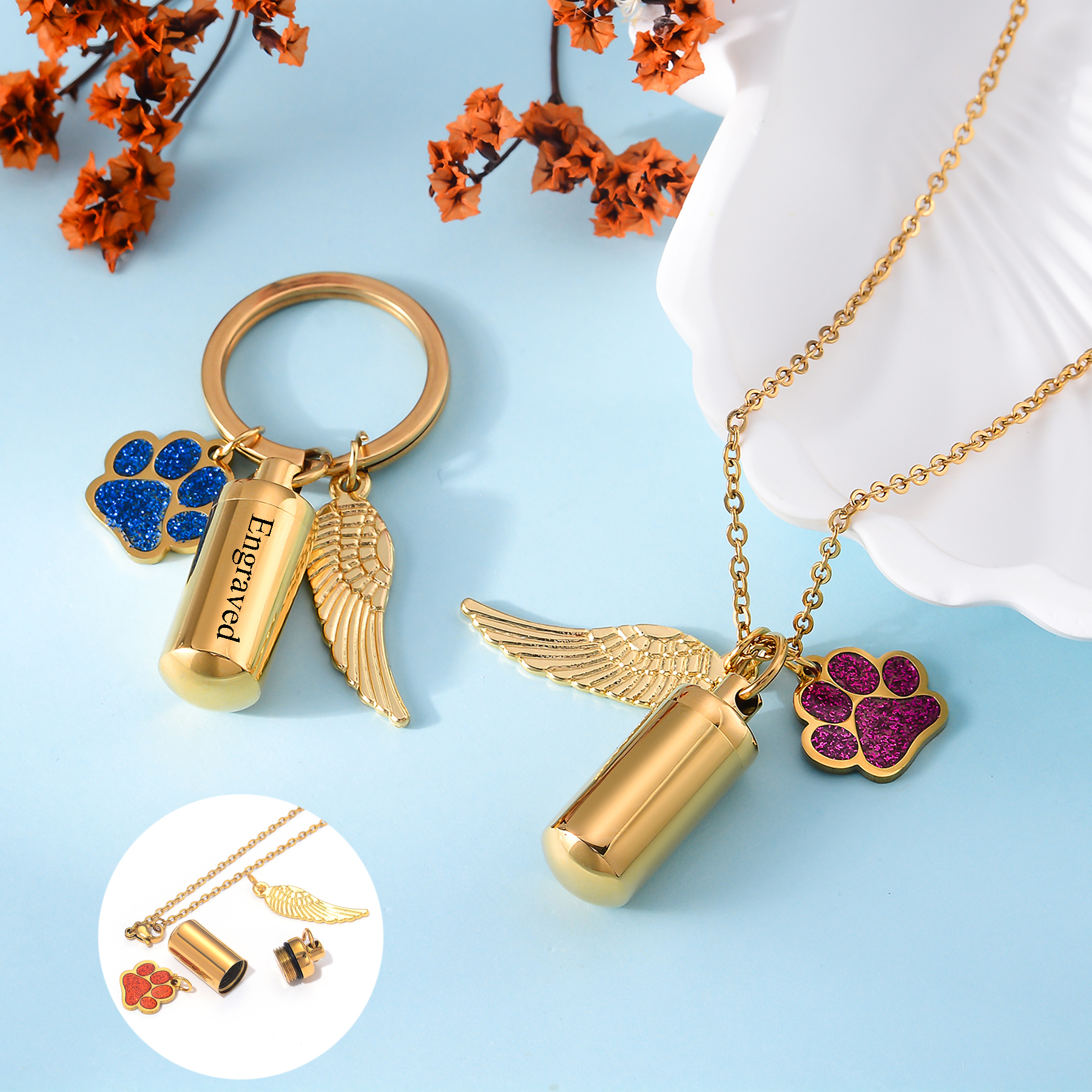 Personalized  Stainless Steel  - Personal Alarm Keychain reseña y precio