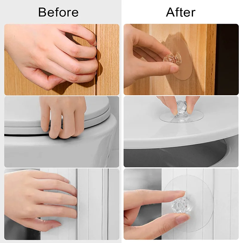 2/10Pcs Punch-free Drawer Knob - Window Lock Bar reseña y precio