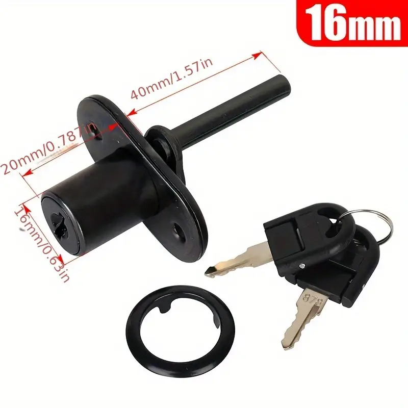 Cabinet Drawer Lock With 2 Key - Medicine Cabinet Lock reseña y precio