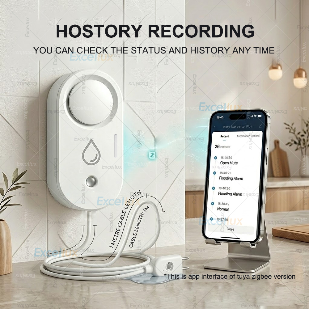 Smart Water Leak Sensor ZigBee - Water Alarm Sensor reseña y precio