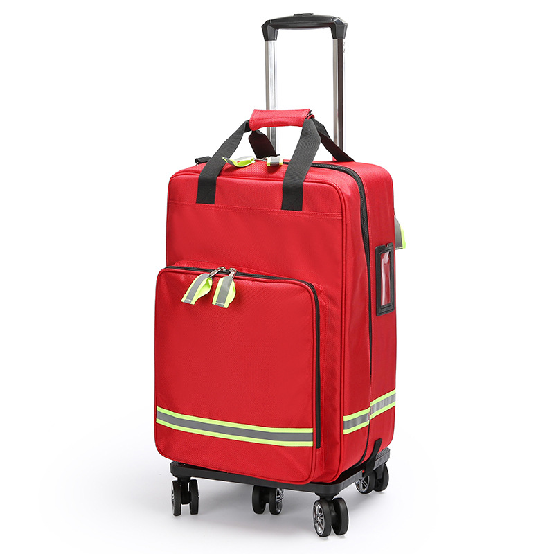 Large Capacity Empty Trolley F - First Aid Bag Kit reseña y precio