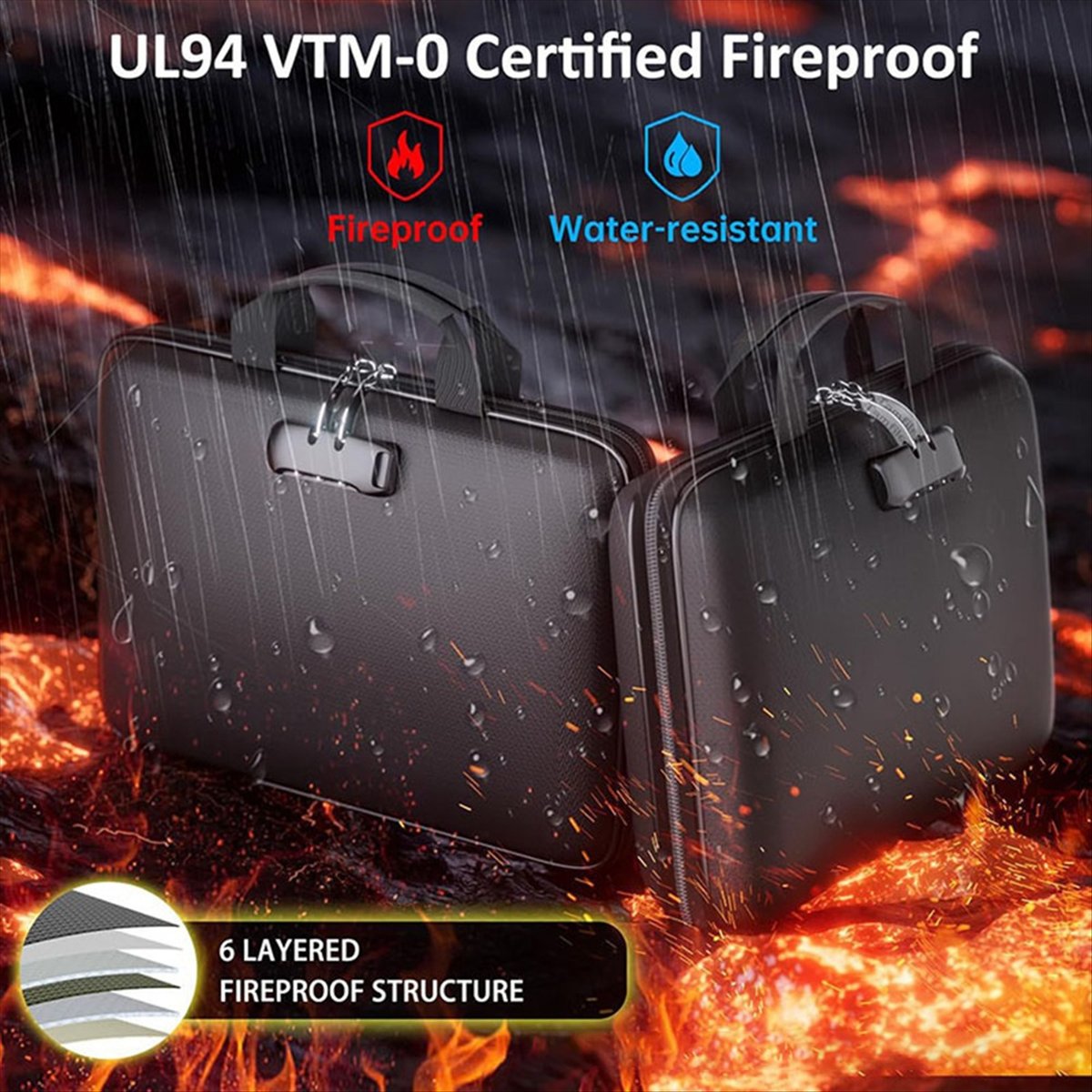 Fireproof Document Organizer B - Fire Safe Document reseña y precio