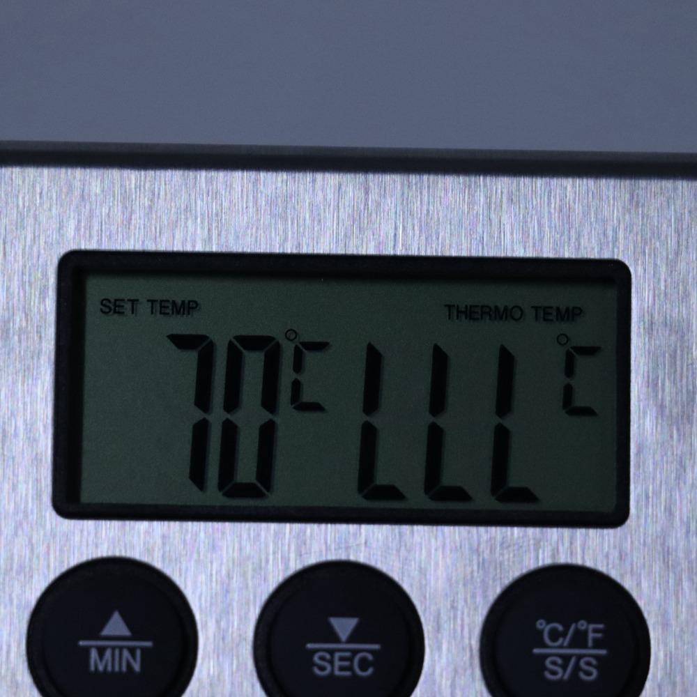 Silver Digital BBQ Meat Thermo - Pool Alarm Float reseña y precio