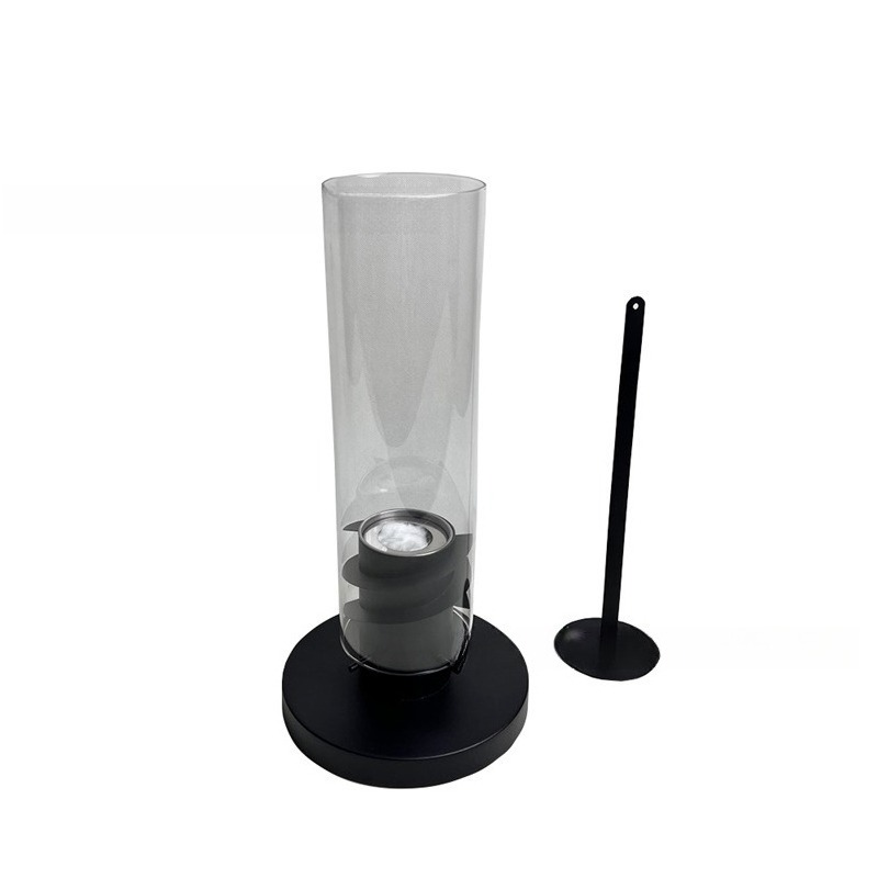 Long Flame Tabletop Bio Firepl - Fire Escape Ladder reseña y precio