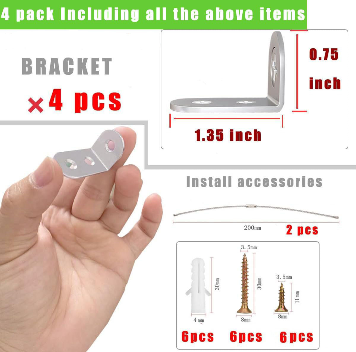 4pcs Furniture Anchors Earthqu - Earthquake Anchor Strap reseña y precio