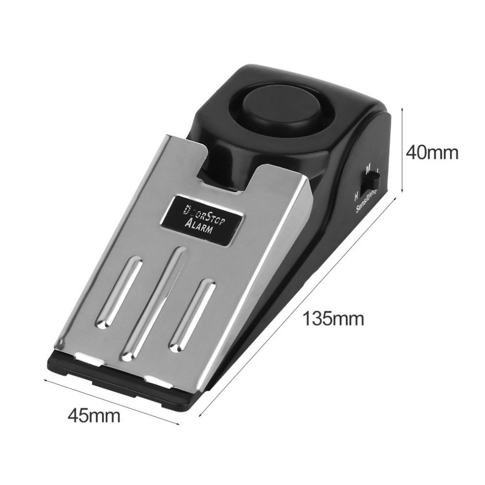125 DB Anti-theft Burglar Stop - Door Stop Alarm reseña y precio